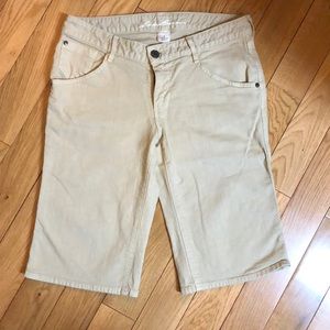 Eddie Bauer tan jean shorts